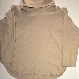 Cyrus Tan Cowl Neck Sweater Size XLarge
